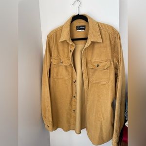 Original Use Gold Waffle Corduroy Shirt Sz Medium